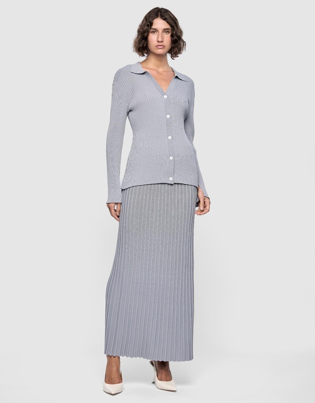 Staple the Label - Vera Rib Knit Midi Skirt