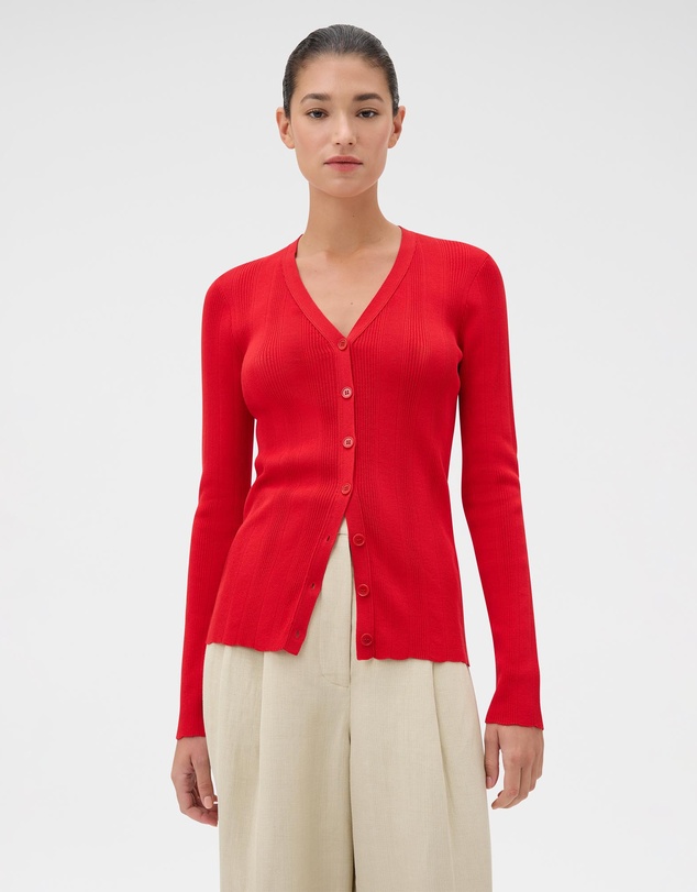 Oroton - Ribbed Cardigan