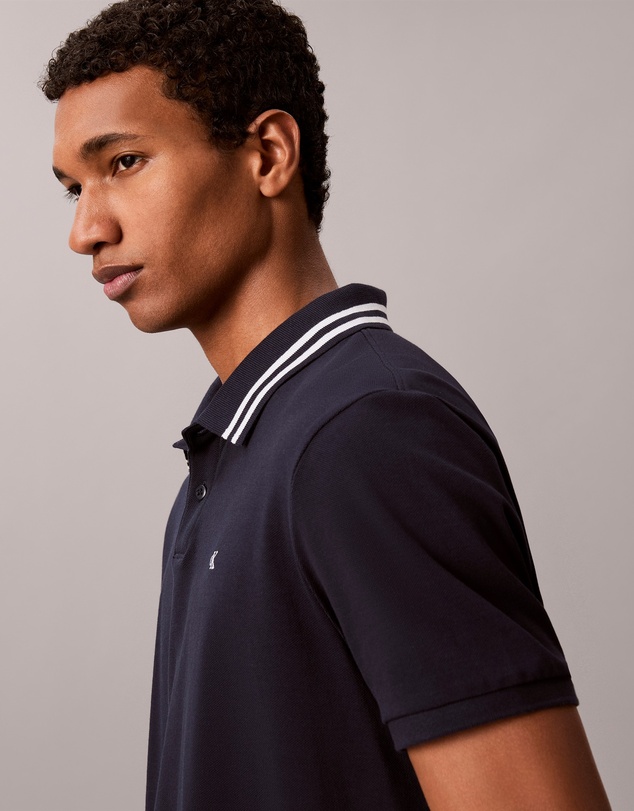 Calvin Klein Jeans - Casual Pique Classic Tipped Polo Shirt