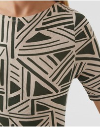 Oxford - Leonie Printed Jersey Dress
