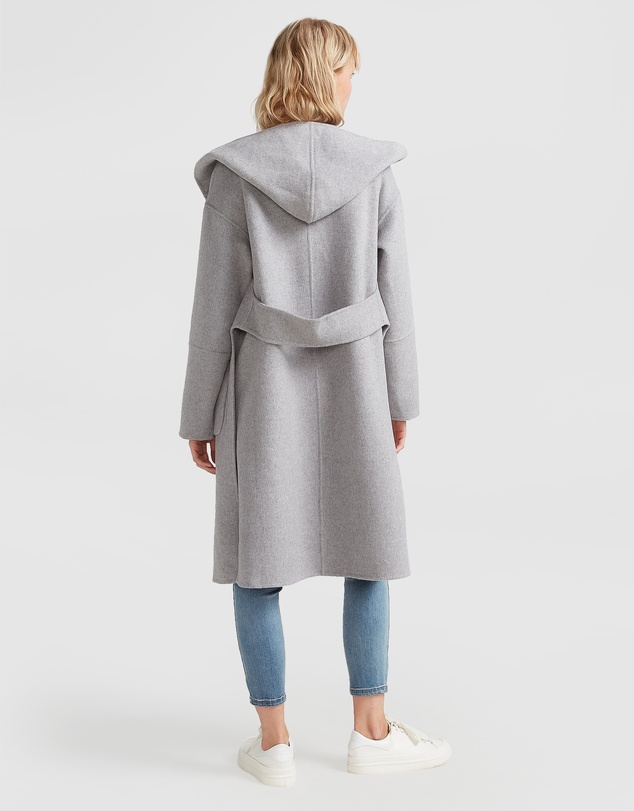 Belle & Bloom - Walk This Way Wool Blend Hooded Coat