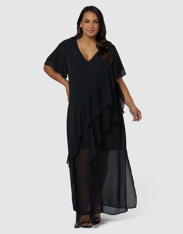Sunday In The City - Forbidden Feline Maxi Dress