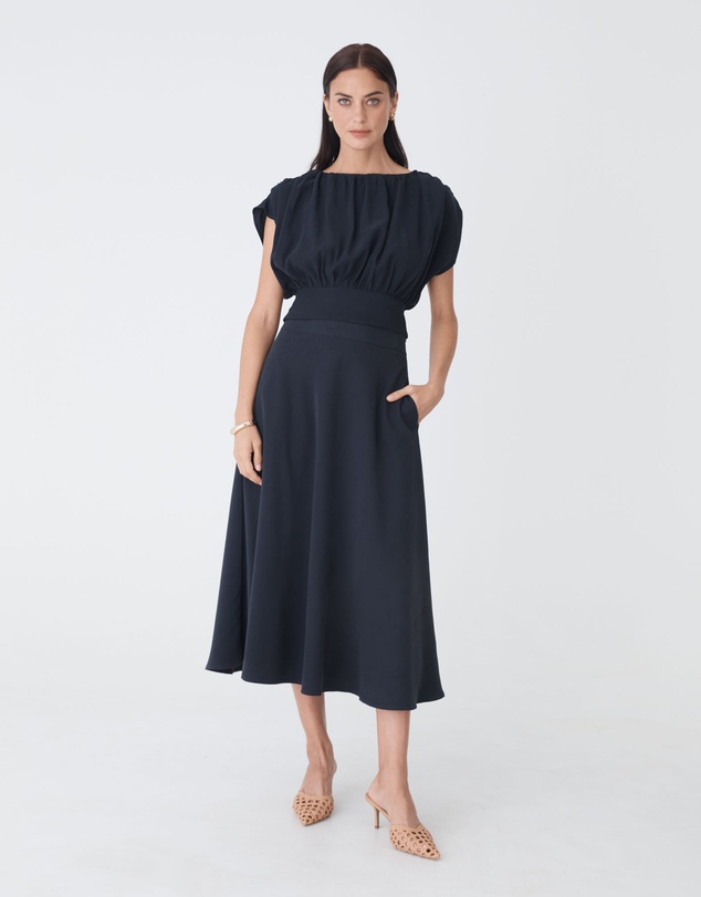 Forcast - Goulbury A-Line Midi Skirt