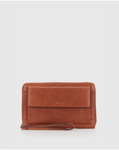 Evity - RFID Payton Leather Travel Wallet