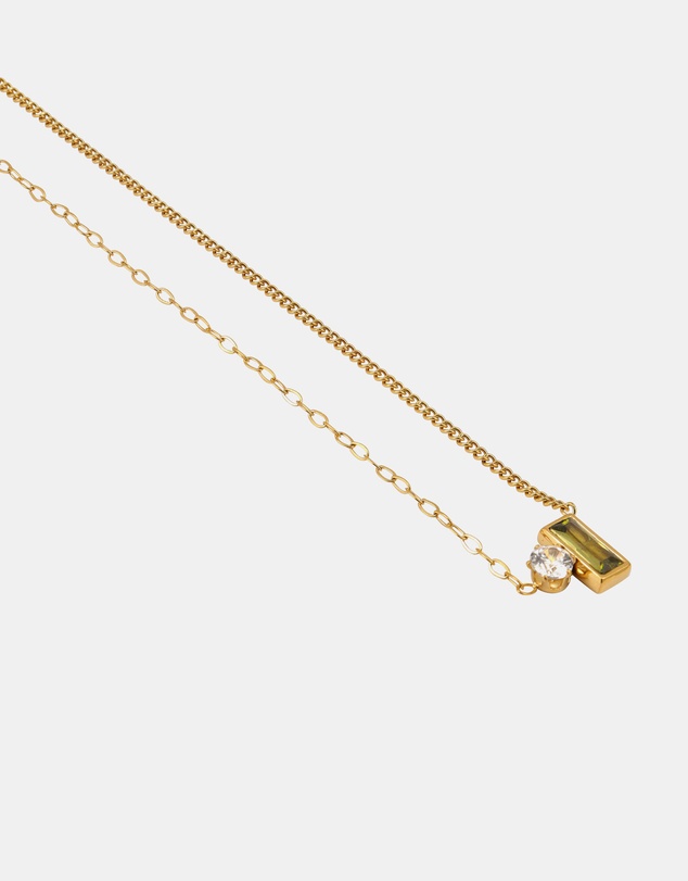 Zoe Olivia - Waterproof Aurora Dual Stone Necklace