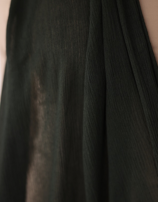 Mod Squad - Rayon Hijab Frayed Edge - Forest