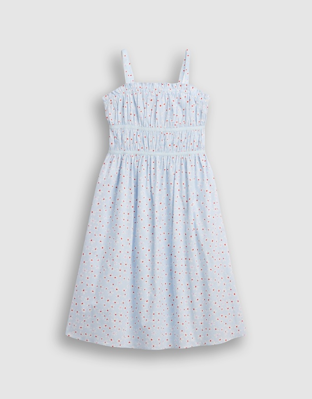 GAP - V-Woven Midi Dress - Teens