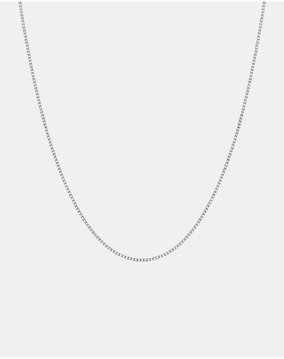 Ania Haie - Ania Haie Silver Box Chain Necklace