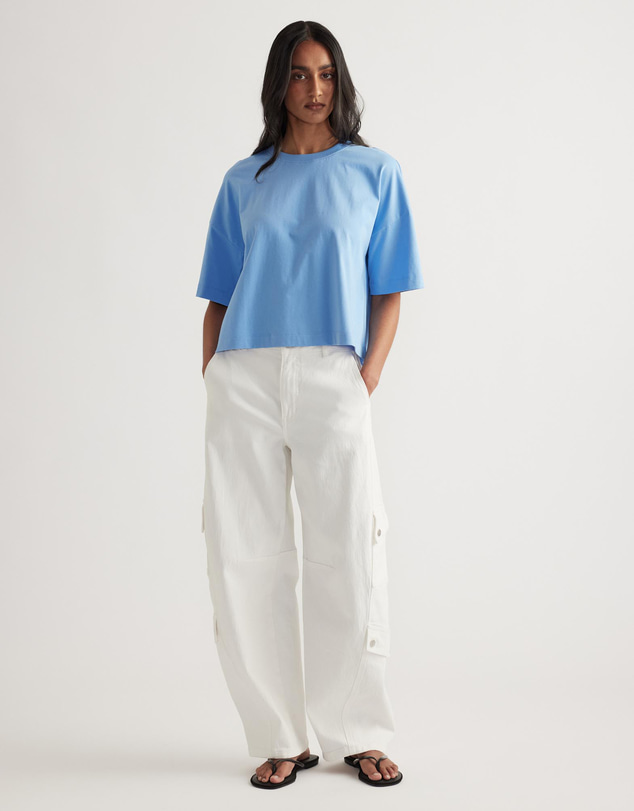 Decjuba - Allegra Cropped Boxy Tee