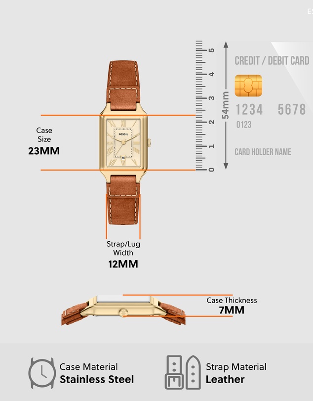Fossil - Raquel Brown Analogue Watch