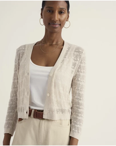 Seasalt - Seasalt Cornwall Neutrals Sweet Day Cotton Cardigan