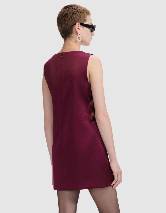 Self Portrait - Satin Cut Out Mini Dress