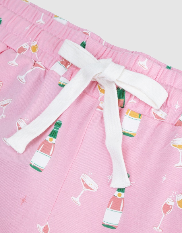 Bamboozld - Womens Champagne Bubbles Jersey Lounge Pant