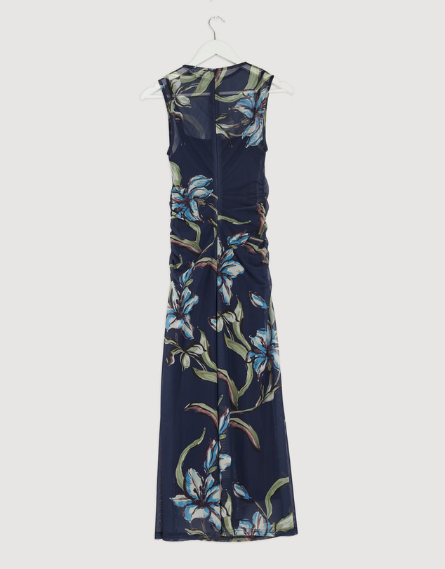 Revibe - Repaired AERE Skye Mesh Midi Dress - AU 8