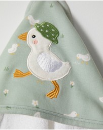Living Textiles - Organic Hooded Towel - Goosey Goosey