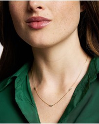 Fossil - Ellis Toi Et Moi Gold-Tone Necklace