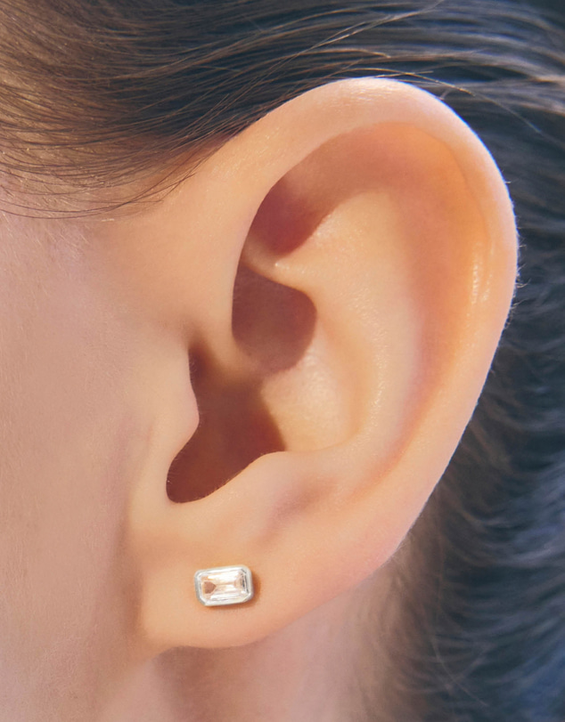SAINT VALENTINE - Lineaire Studs - Silver