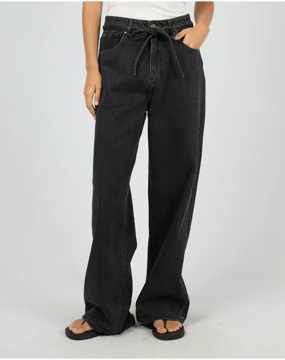 All About Eve - Gia High Rise Baggy Coal