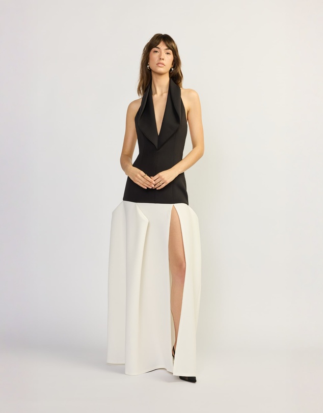TOJHA - TARA CONTRAST MAXI GOWN