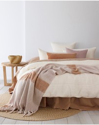 Bambury - Lores Jacquard Textured Cotton Quilt Cover Set