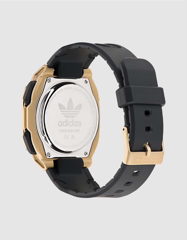 adidas Originals - City Tech One Black & Gold-Tone Watch