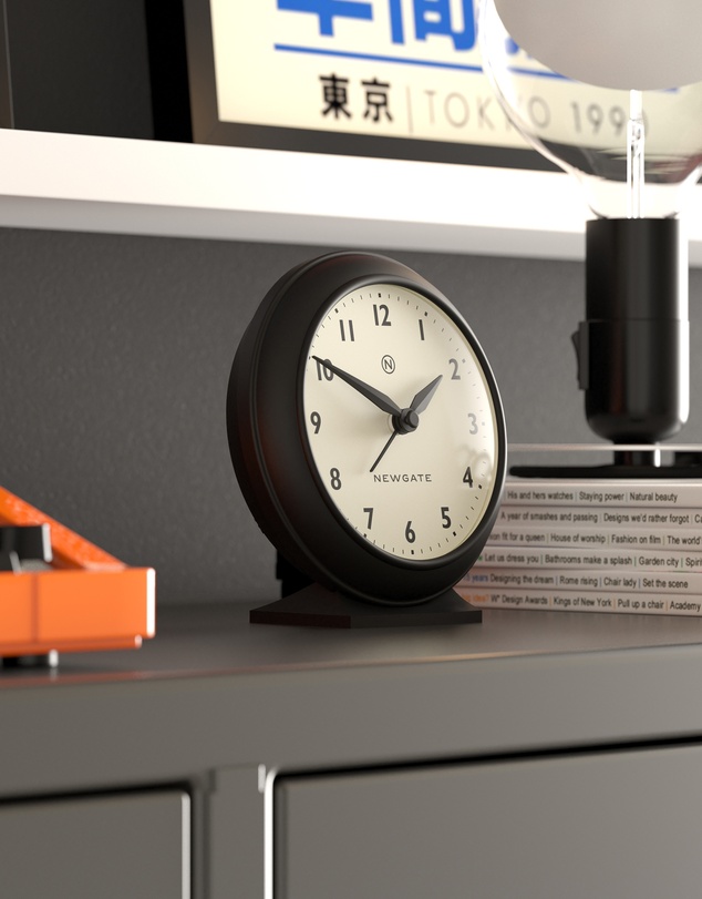 Newgate - Newgate Pacific Mantel Clock-Black