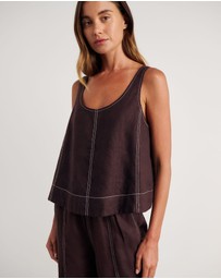 Jag - Sabine Linen Scoop Cami