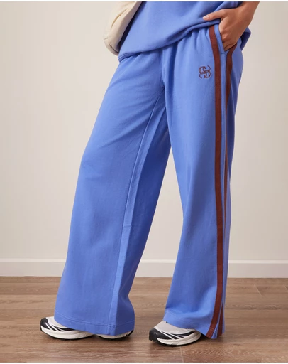 Ceres Life - Gigi Wide Leg Terry Trackpant