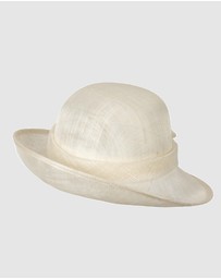 Max Alexander - Sinamay cream Fashion Hat