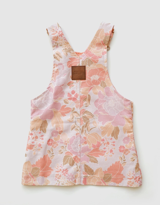 WITH LOVE FOR KIDS - Hazel Denim Pinafore Dress - Babies - Kids