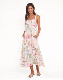 Petal & Pup - Narla Maxi Dress - Italia Print