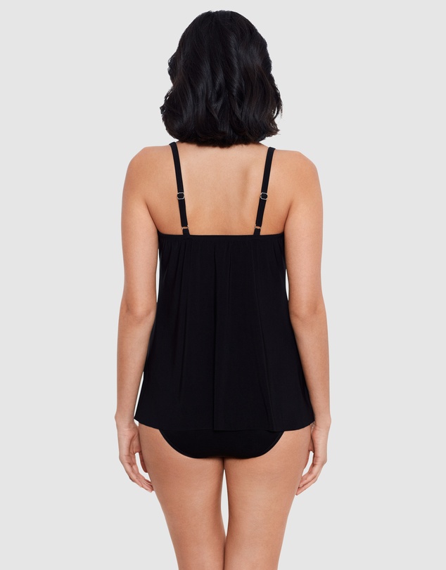 Miraclesuit Swimwear  - Marina Draped Underwired Tankini Top