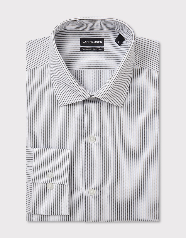 Van Heusen - Stripe Poplin Shirt