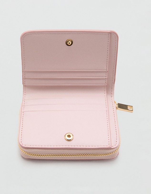 M.N.G - Small Wallet with Croc Effect