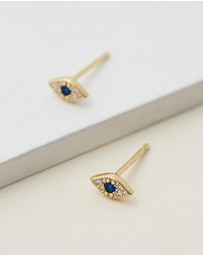 Native Sol - Evil Eye Studs