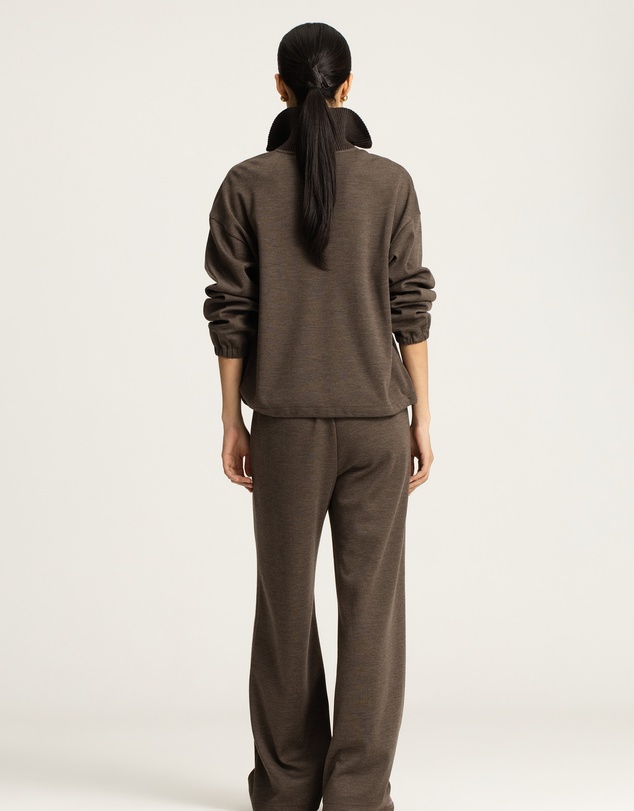 IDA+S - Reina Merino Wool Quarter-Zip Pullover