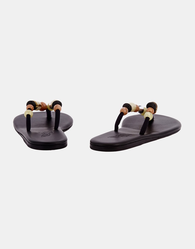 Ancient Greek Sandals - Saionara Raffia Sandals