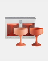 porter green - mecc | silicone unbreakable cocktail glasses