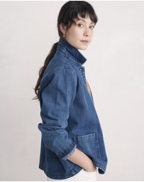 Seasalt - Seasalt Cornwall Blue Reading Rocks Jacket II
