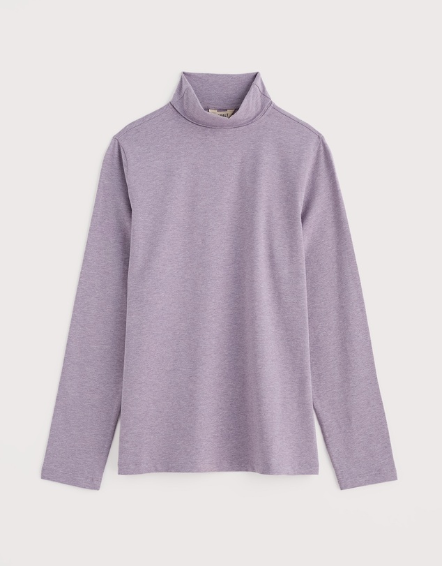 Seasalt - Seasalt Cornwall Purple Landing Roll Neck Top