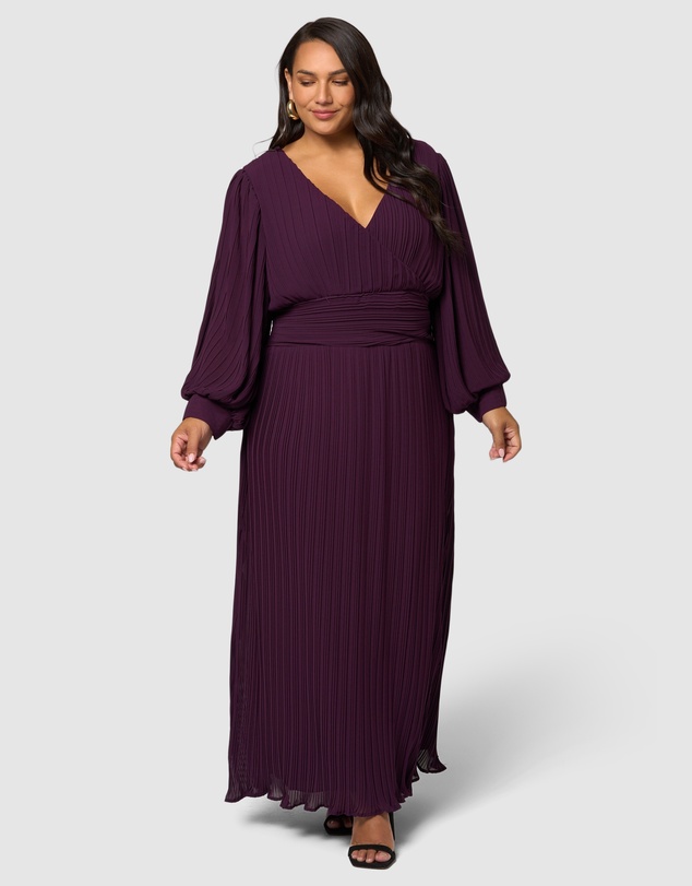 Pink Dusk by Curve Project - Secret Rendezvous Maxi Dress