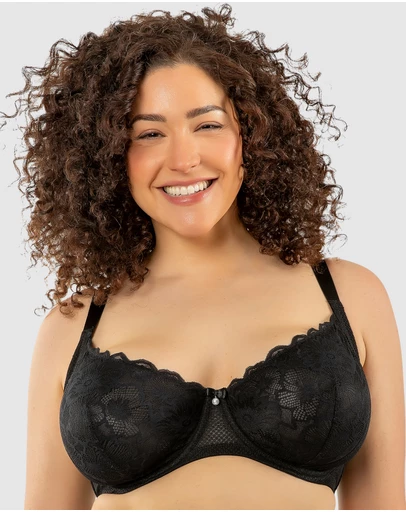 Parfait - Luxlacy Unlined Wired Lace Bra with Side Support