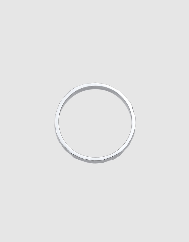Elli Jewelry - Hammered Band Ring in 925 Silver