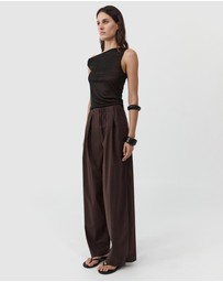 St. Agni - Relaxed Pleat Pants