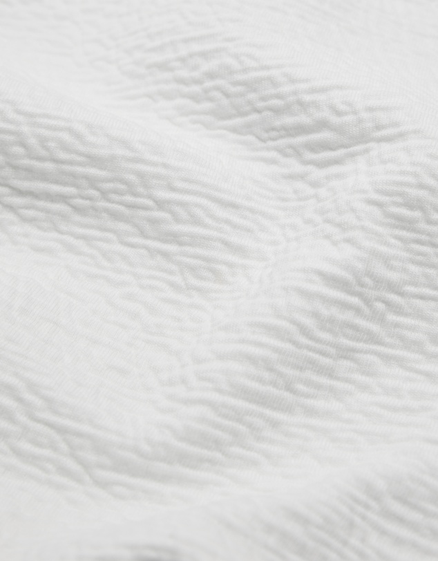 Calibre - Loose Fit Crinkle T-shirt Ivory