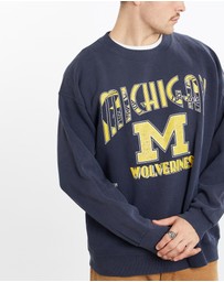Vintage by The Real Deal - Pre Loved - Vintage 90s NCAA University of Michigan Wolverines Sweatshirt