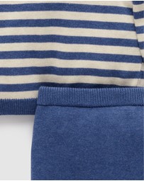 Purebaby - Polo Knit Set -Kids-Babies