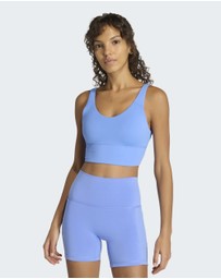 adidas Performance - 3 Stripes Studio All Me Light Support Bra Womens