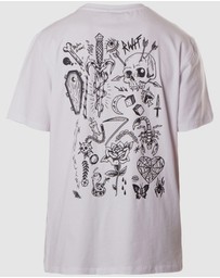 Fallen Footwear - Mens Flash T-Shirt White