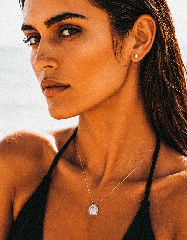 Haze & Glory - ICONIC EXCLUSIVE - Blush Pebble Necklace - Silver